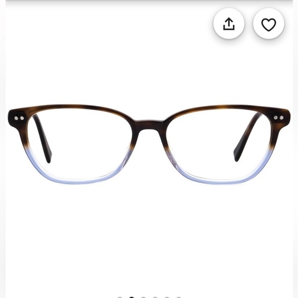 Seraphin Eyeglasses Azalea/8967 Tortoise/Blue Square Japan 53[]16 145 Handmade - Picture 2 of 15
